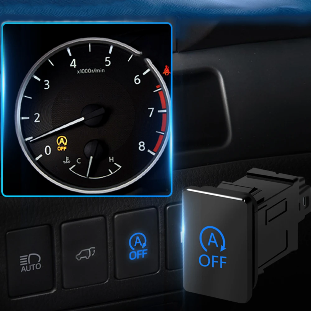 Кнопка запуска и остановки двигателя для Toyota RAV4 2018 2019 Highlander 2015 автоматический