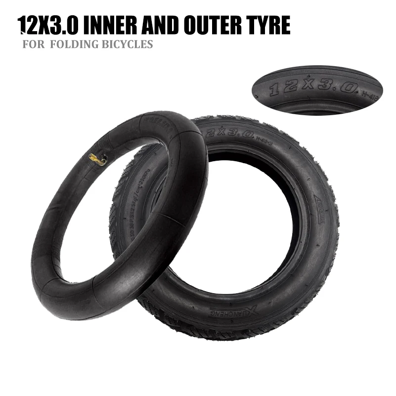 

Electric vehicle outer tire 12x3.0 inner tyre outer tires are suitable for folding bicycles with 12.5 inch pneumatic tires