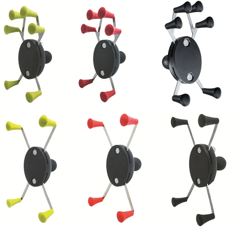 

С 1 дюймовым шаровым креплением для телефона для мотоцикла и велосипеда X-Clip Stand GPS Mount Bracket, регулируемый, подходит для iPhone 11/11 Pro