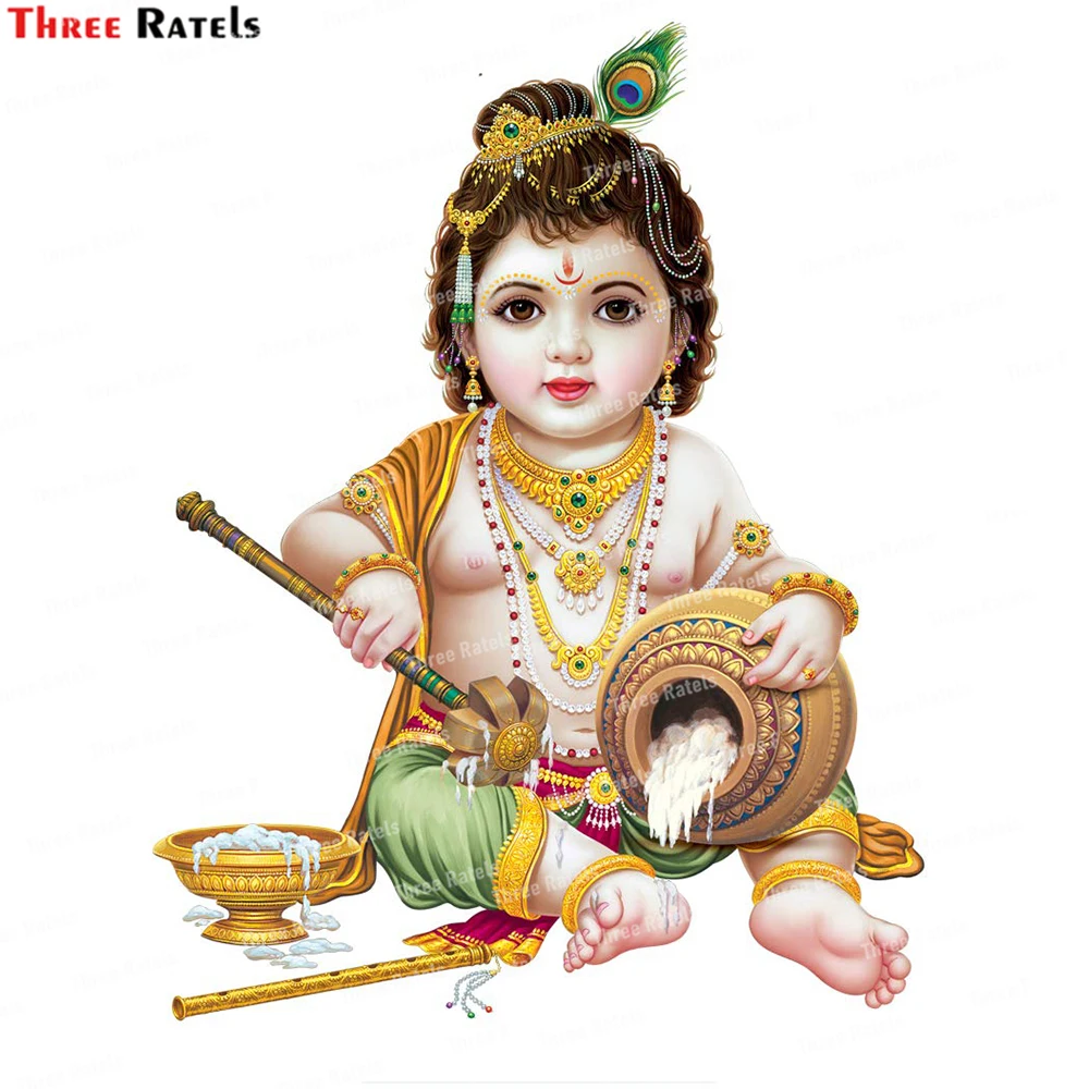 Фото Threeratels K467 Safa Krishna окклюзия царапины DIY виниловый материал Декор наклейки и наклейки №3