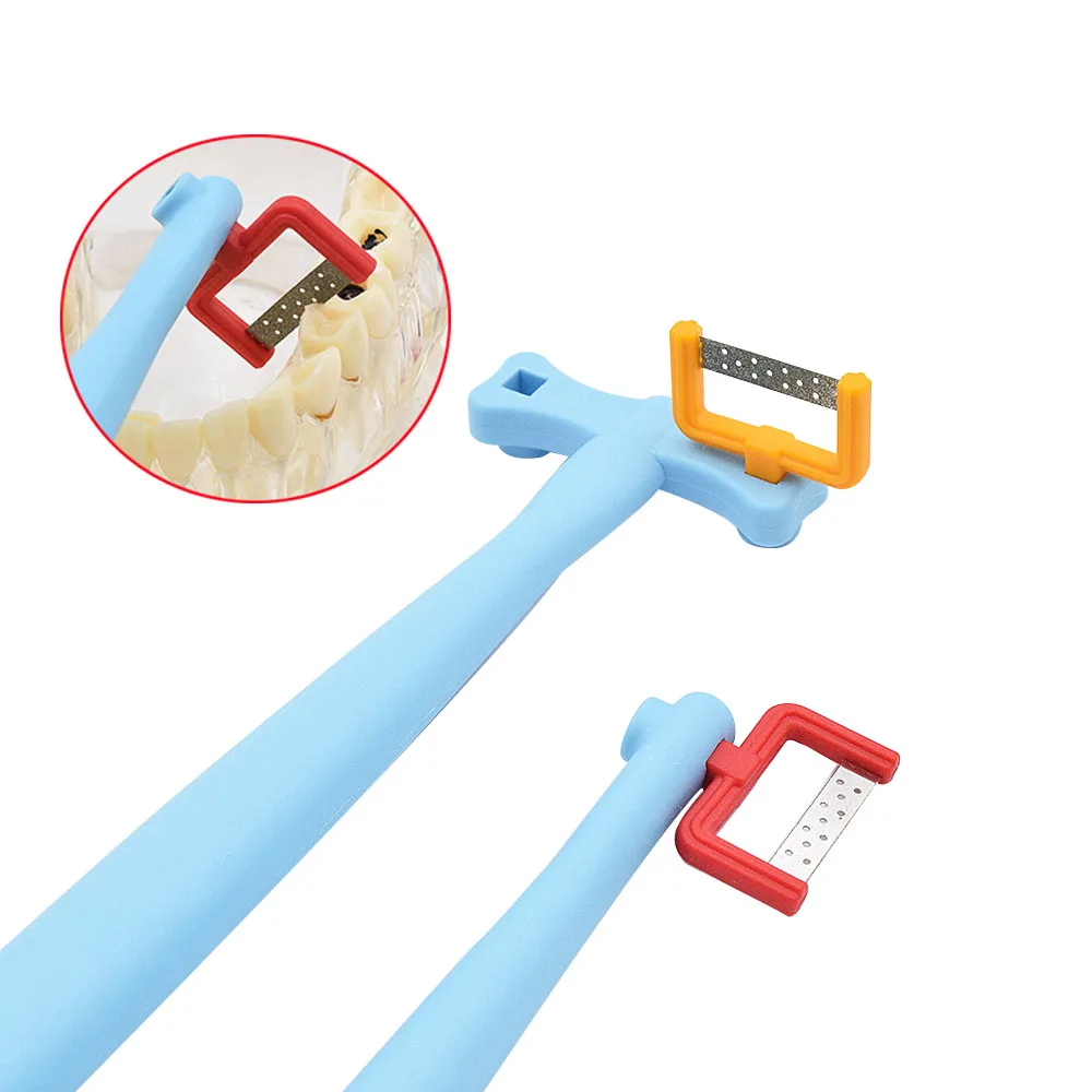 Dental Interproximal Enamel Reduction Kit Manual Strips /Teeth Polishing Blades IPR Reciprocating Stripping Kit Orthodontics