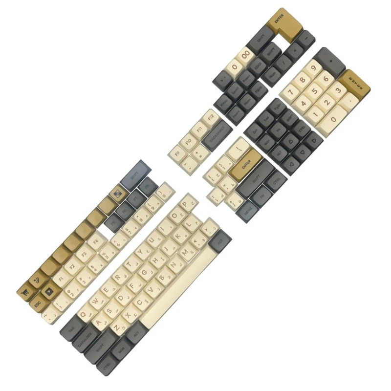 PBT арабский язык XDA Колпачки для клавиш 75/87/98/104/108 Клавиатура Набор колпачков