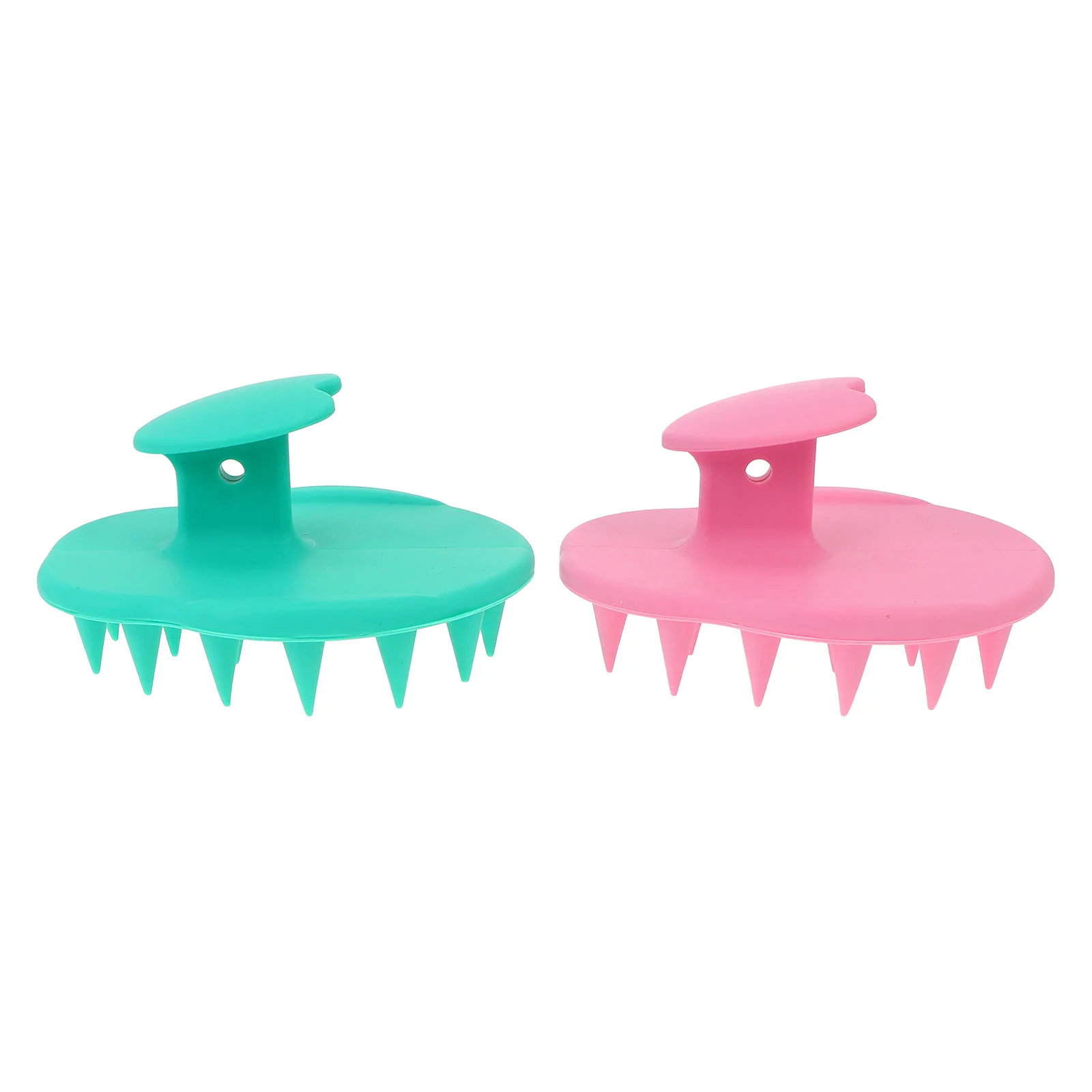 

2pcs Comfortable Useful Helpful Hair Shampoo Brushes Scalp Brushes for Men
