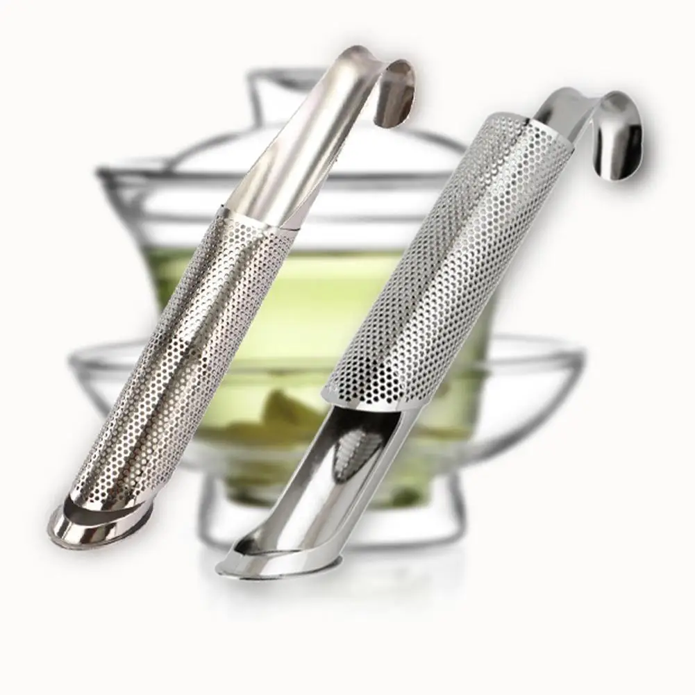 

Stainless Steel Tea Infuser Creative Pipe Design Metal Tea Strainer Herb Tea Tools Accessories for Mug Fancy Filter for Puer Tea