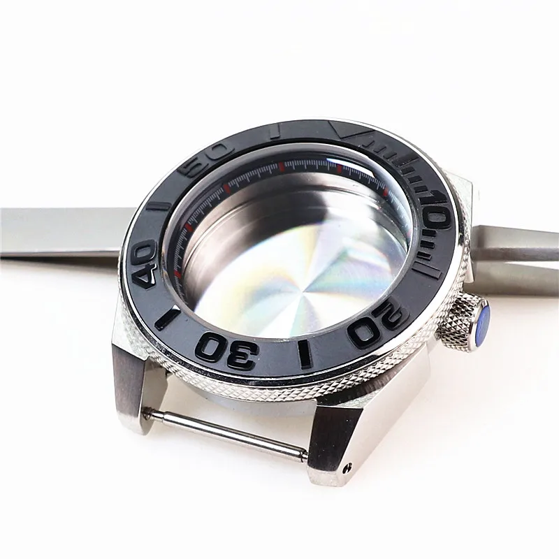 Скидка Чехол для часов из нержавеющей стали 316L, 43 мм, 10ATM