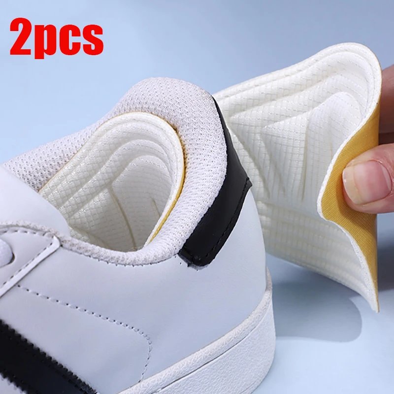 2pcs Shoe Pad Foot Heel Cushion Pads Sports Shoes Adjustable Antiwear Feet Inserts Insoles Heel Protector Sticker Insole
