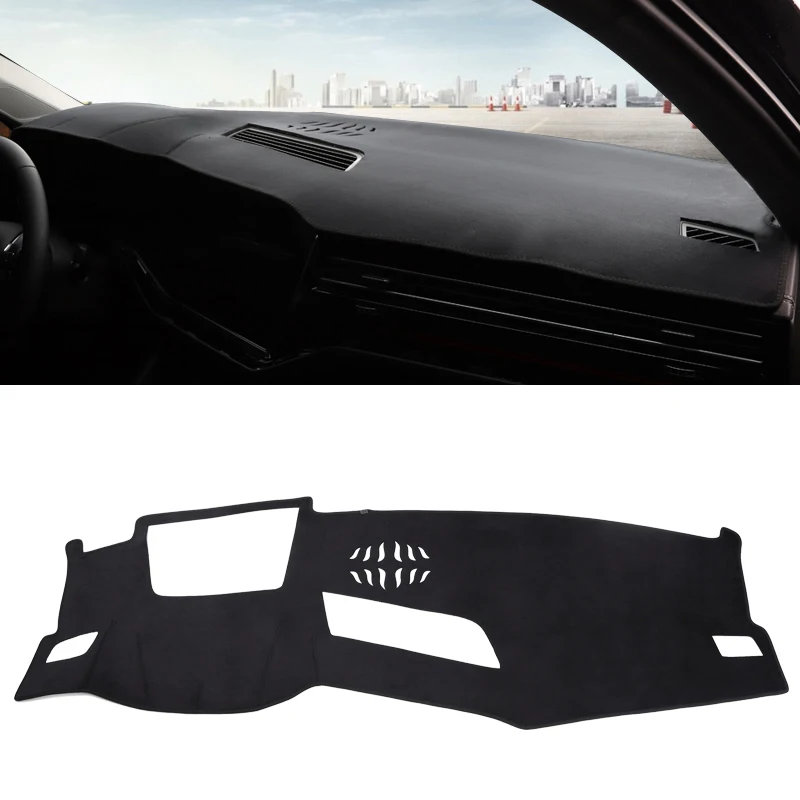 

suede car dashboard non slip carpet anti Reflective pad for volkswagen touareg vw cr 2018 2019 2020 2021 2022 interior styling