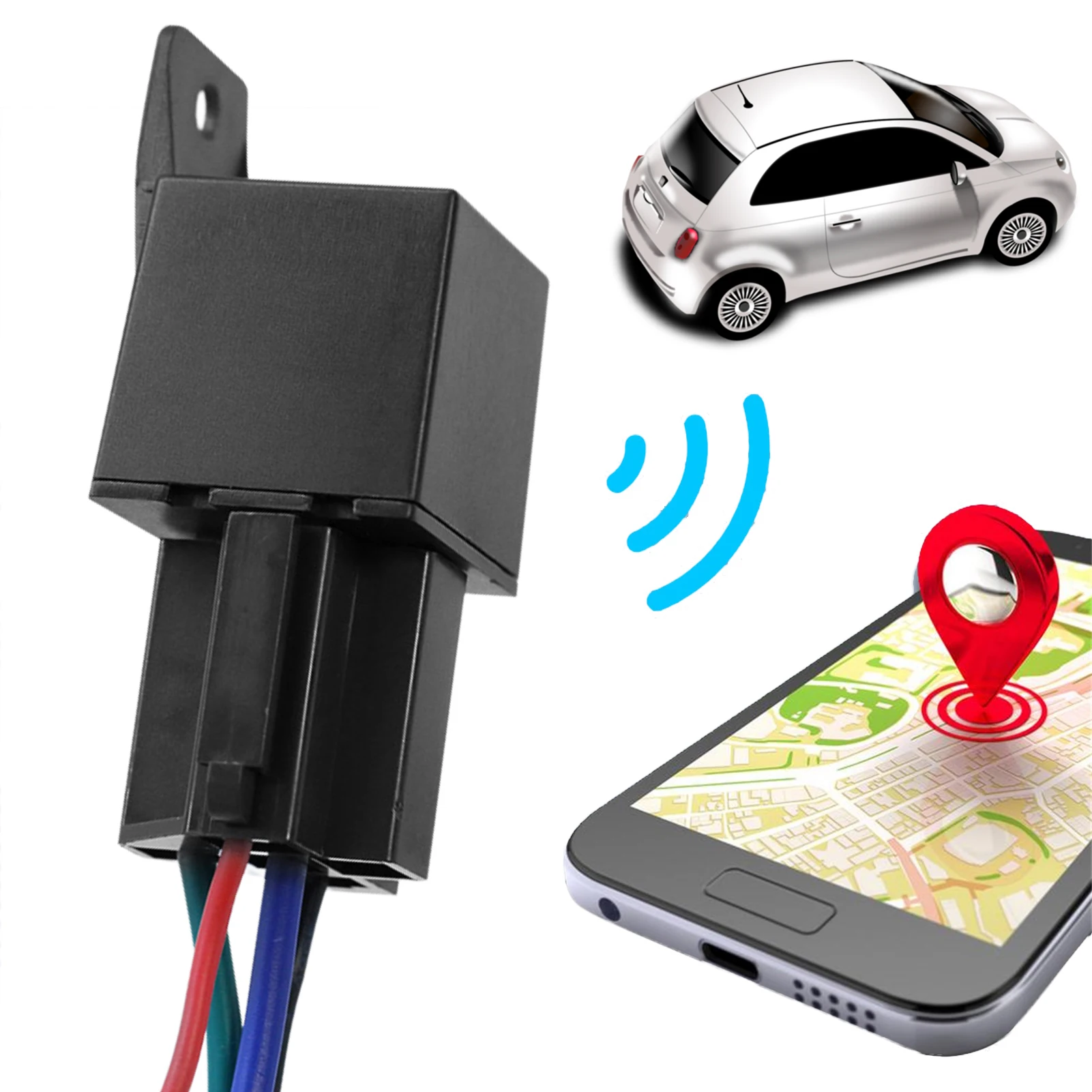 

C13 Car GPS Tracker Tracking Relay Device Locator Remote Control |Anti-theft Real-Time GPS Tracking GPS Tracker For Vehicles