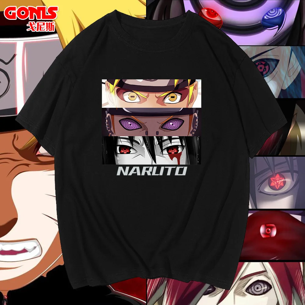

Naruto Short-sleeved T-shirt Men's Spring and Summer Loose Top Youth Student Short-sleeved Clothes Harajuku Graphic T Shirts