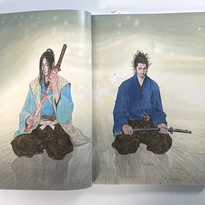 Фото Vagabond Artbook Water Miyamoto Musashi Inoue Takehiko Kodansha Иллюстрация Коллекция Альбом для рисования Манга Комикс №3