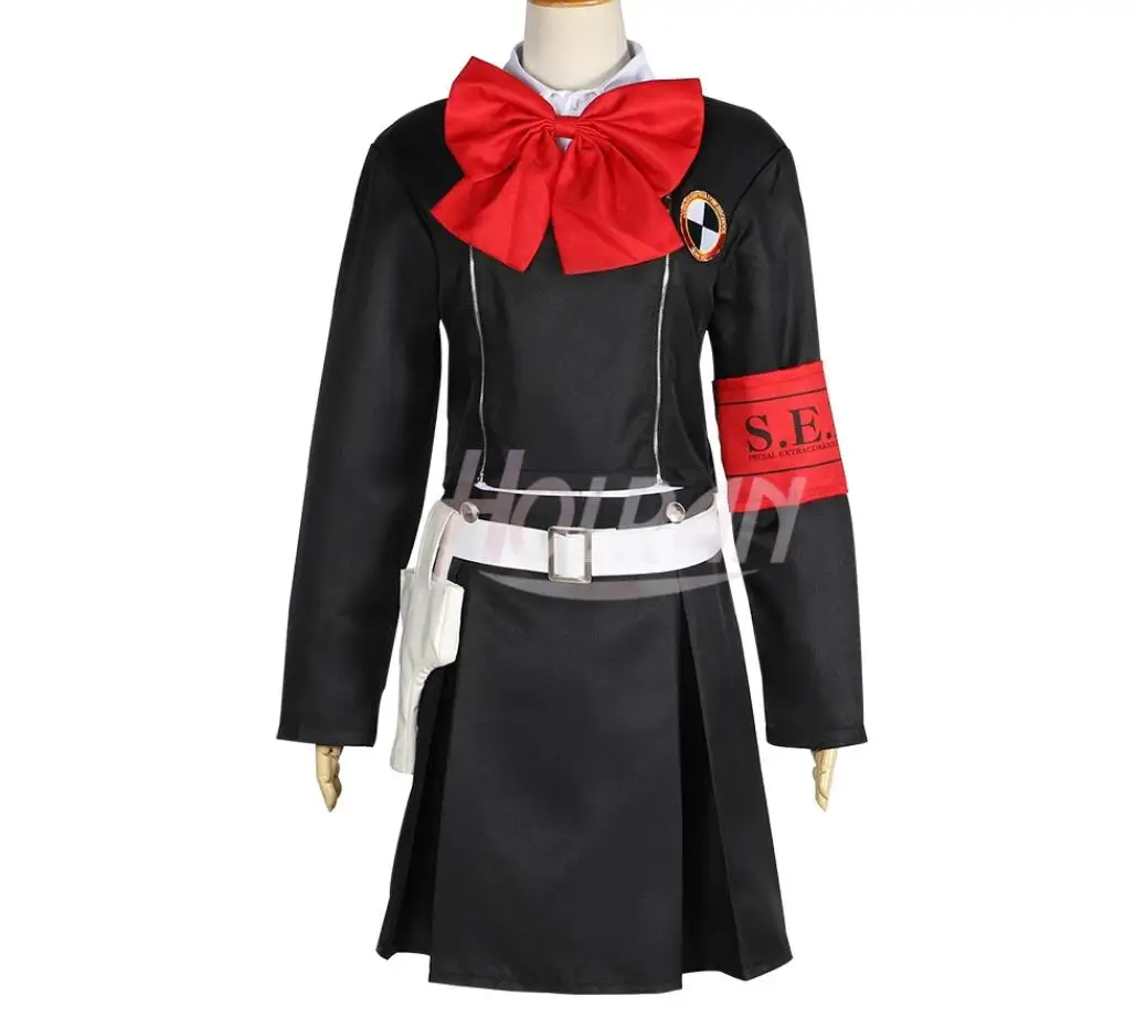 High-Q Unisex Anime Cos Persona Yuuki Makoto High Cosplay Costume School Uniform Sailor Dress Badge cosplay costume |