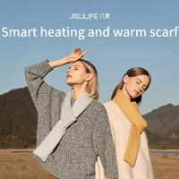 jisulife winter heated scarf neck heating pad usb mini heated neck wrap with 3 levels electric heating warmer for women and man