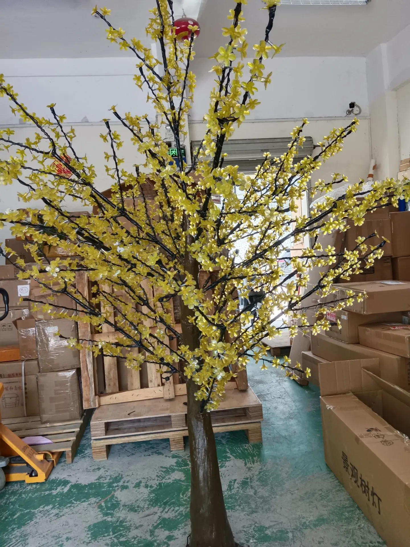 2 5 м светодиодный искусственный светильник для дерева вишни рождественский 110 220