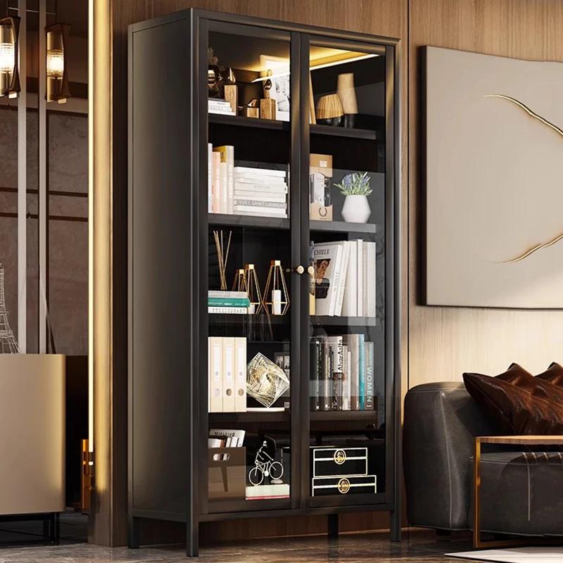 

Cube Mobile Bookcase Storage Organizer Display Sideboards Bookcase Metal Filing Estante Para Livros Furniture For Livingroom