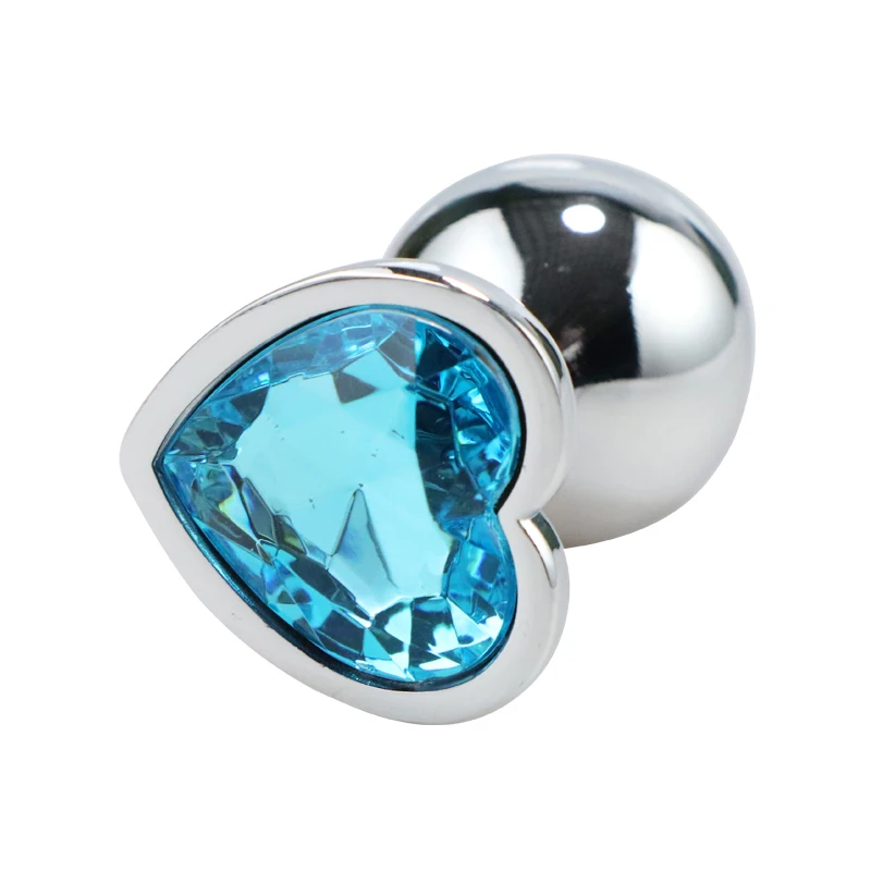 Анальная пробка S/M/LAnal ювелирные изделия с кристаллами Круглый фаллоимитатор
