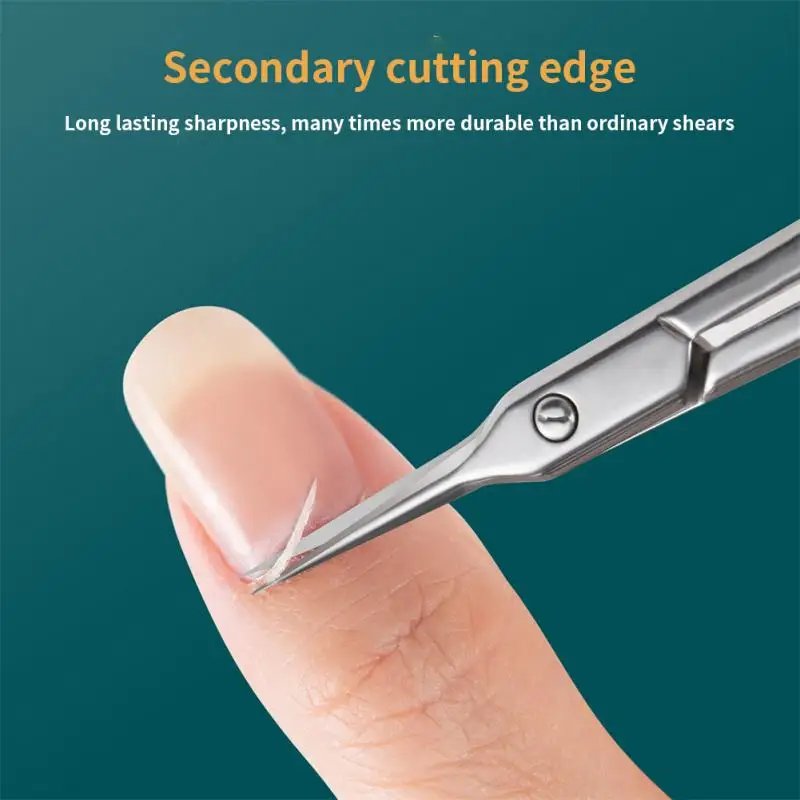 Manual Polishing Of The Cutting Edge Nail Clipper Trimmer Sharp Toenail Scissors Moderate Rebound Force Lithe Keratin Scissors