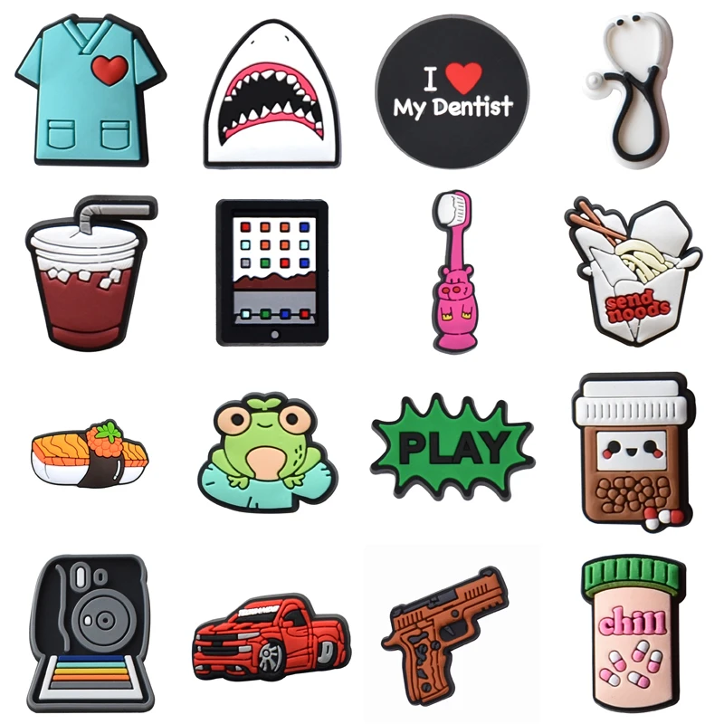 

Kids Gifts Wholesale Bulk Shoes Accessories Set Jeans Packs Para Pins Men Women Charm Boy Decorations for Crocs Shoe Charms Girl