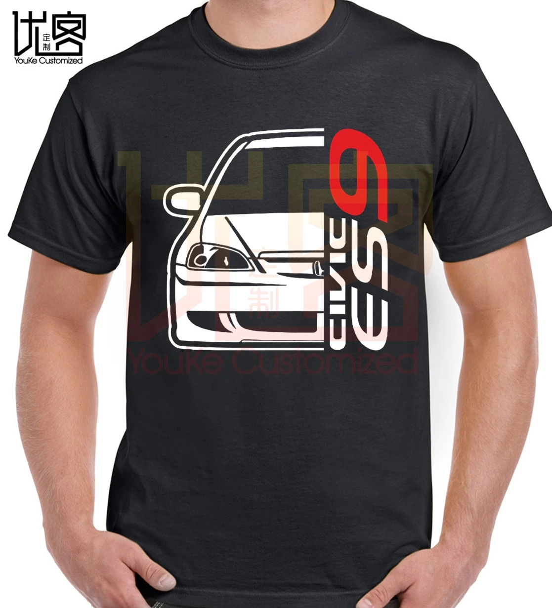 

2020 Honda Civic ES9 Auto Sport Car Limited Edition men's women's 100% cotton short sleeves tops tee printed Crewneck t-shirt