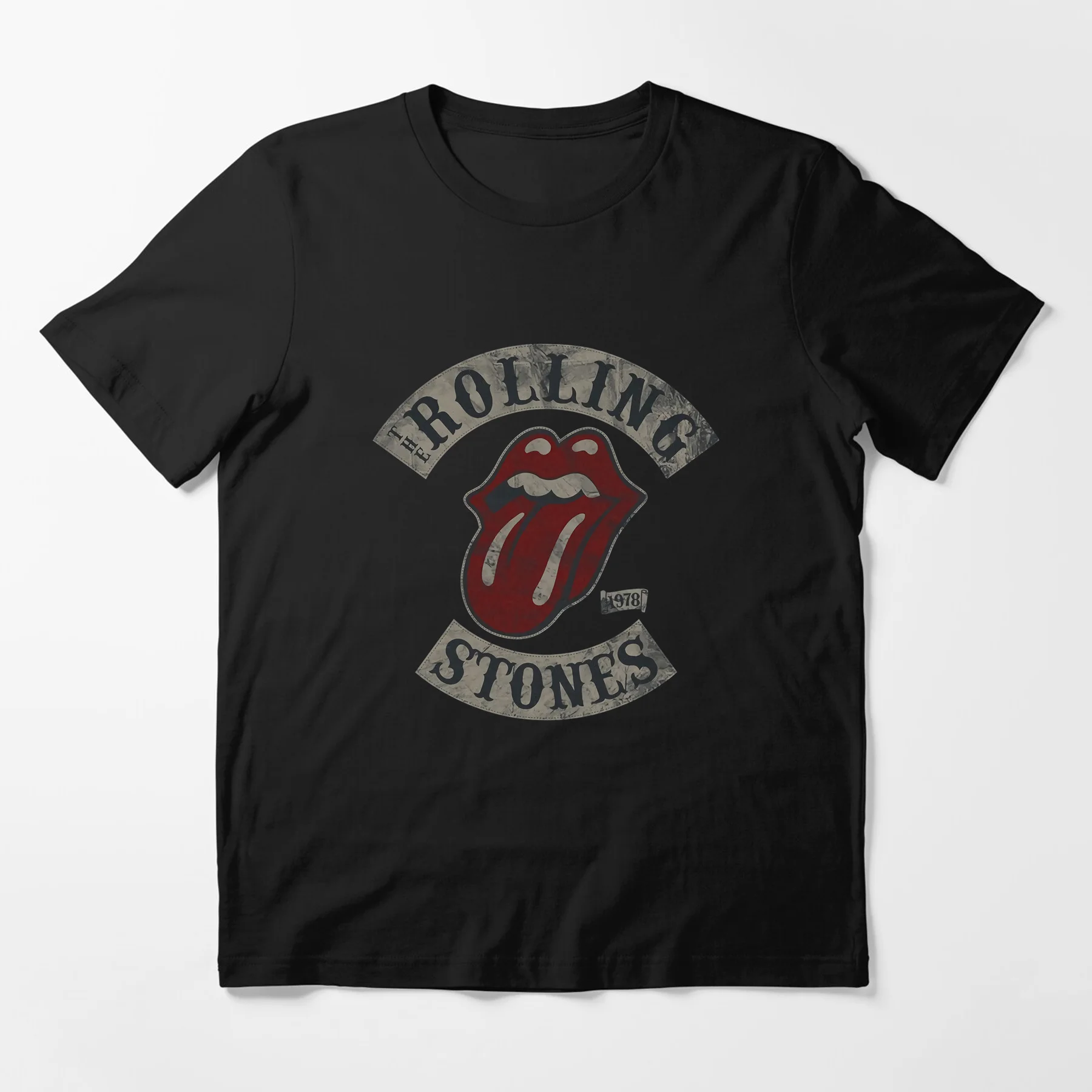 

Amazing Hot Tee Male T Shirt Oversized Vintage Essential The Rolling Stones 1978 T-shirt Men T-shirts Graphic Short Sleeve S-3XL