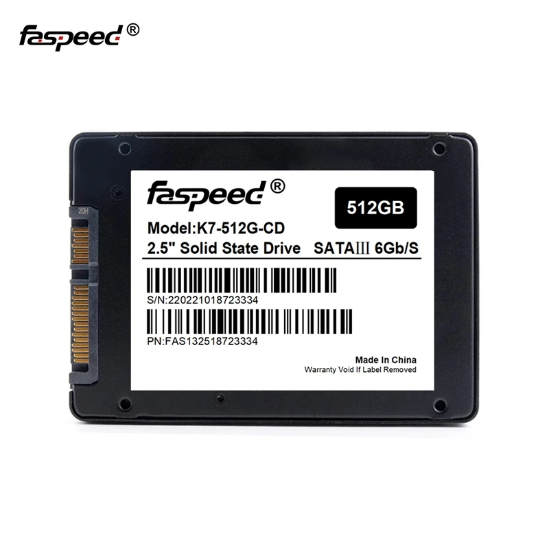 

Faspeed Sata3 Ssd 512GB 128GB 240GB 120GB 256GB 480GB 500gb 1TB Hdd 2.5 Hard Disk Disc 2.5 " Internal Solid State Drive