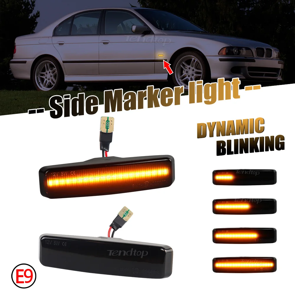 Светодиодный динамический поворотный сигнал боковой маркер для крыла