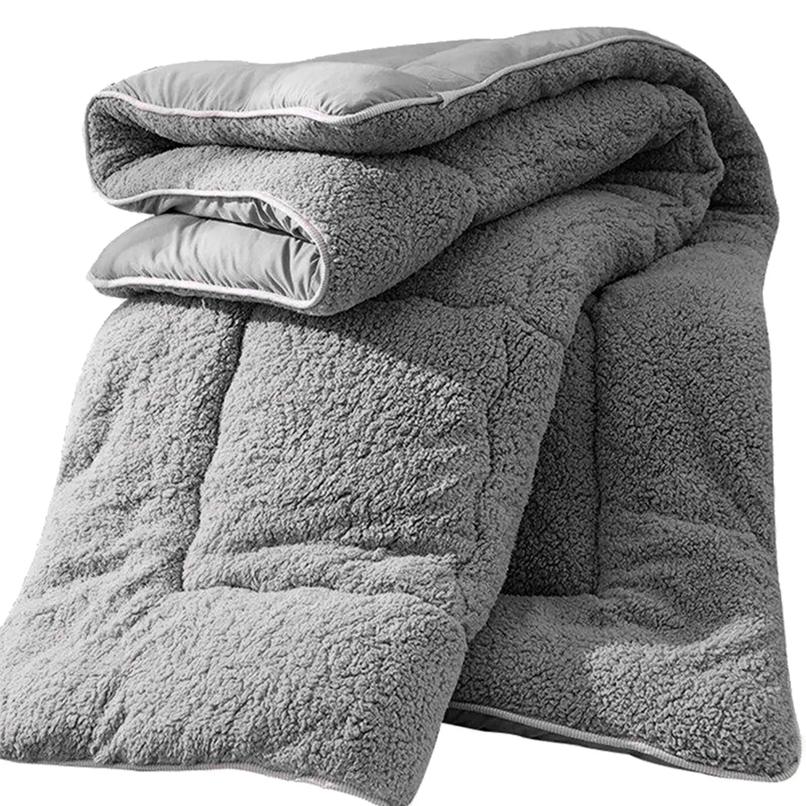 

Thickened Lambswool Blanket Winter Soft Warm Bed Quilt Bedding for Snuggling Up on the Couch or Bed