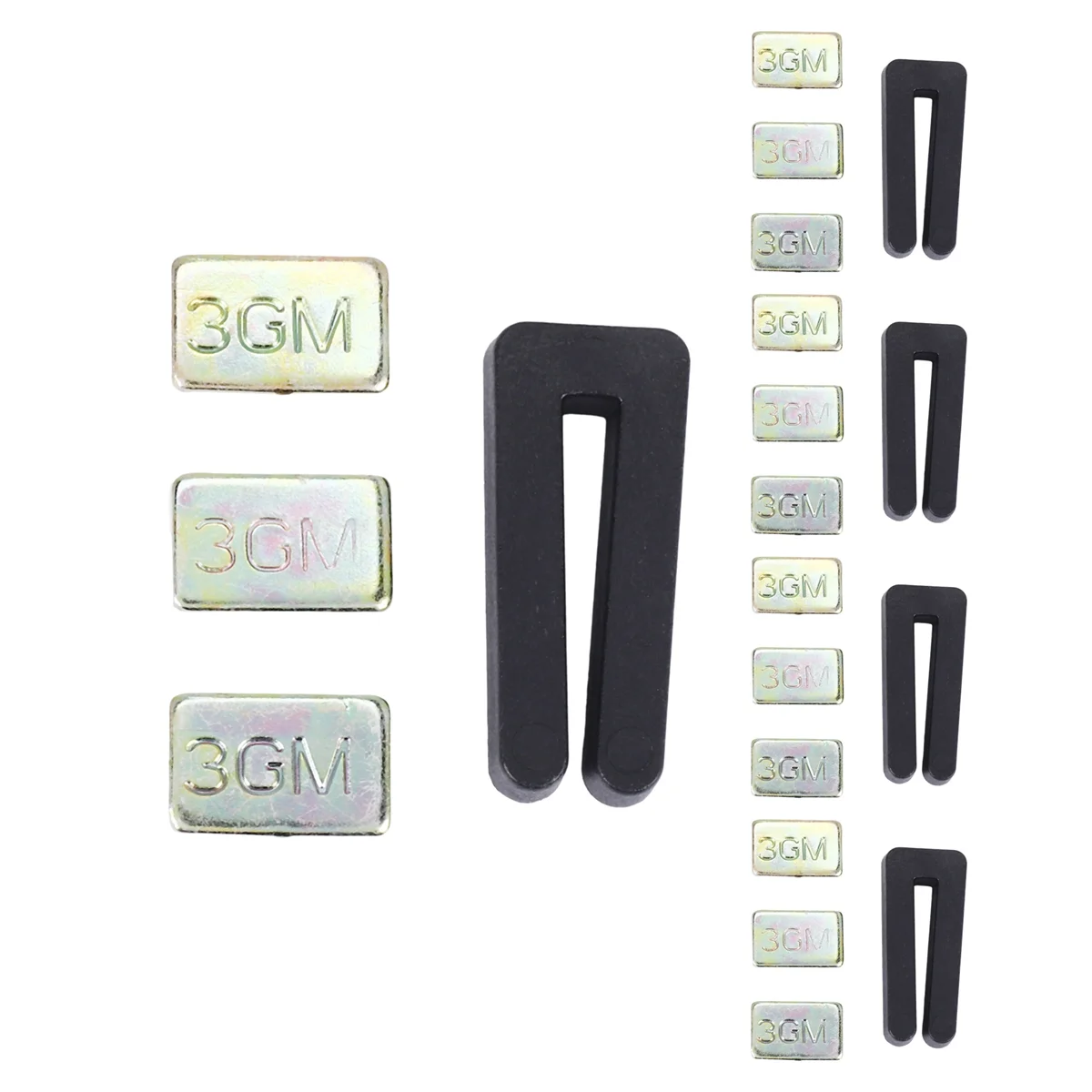 20 шт. блесток потолочного вентилятора включая 5 эластичных зажимов для