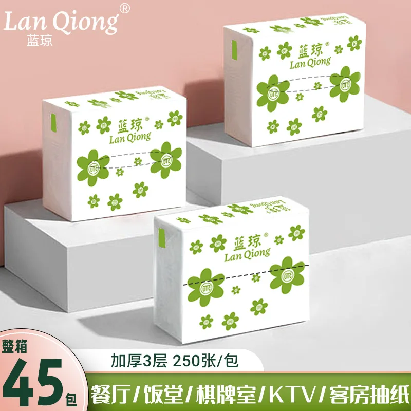 

45 упаковок бумаги, целлюлозы, полная упаковка по доступной цене, для ресторанов, отелей, коммерческих гигиенических салфеток, бумажных поло...