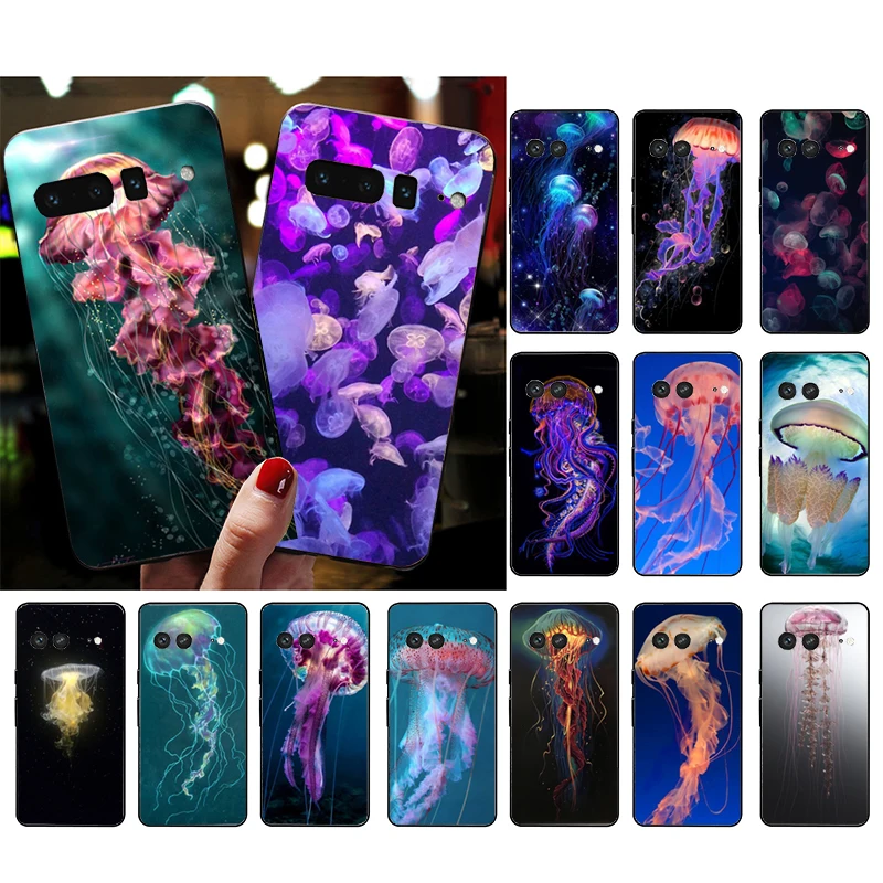

Phone Case for Google Pixel 7 Pro 7a 6A 6 Pro 5A 4A 3A Pixel 4 XL Pixel 5 6 4 3 XL 3A XL 2 XL Jellyfish Case
