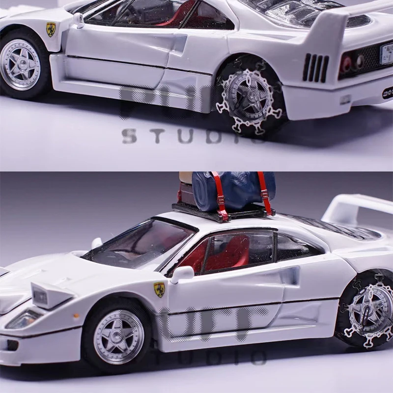 

Hobby Venom 1/64 F40 Snow Camping Kit For Modified Parts Model Car Racing Vehicle Toy Hotwheels Tomica