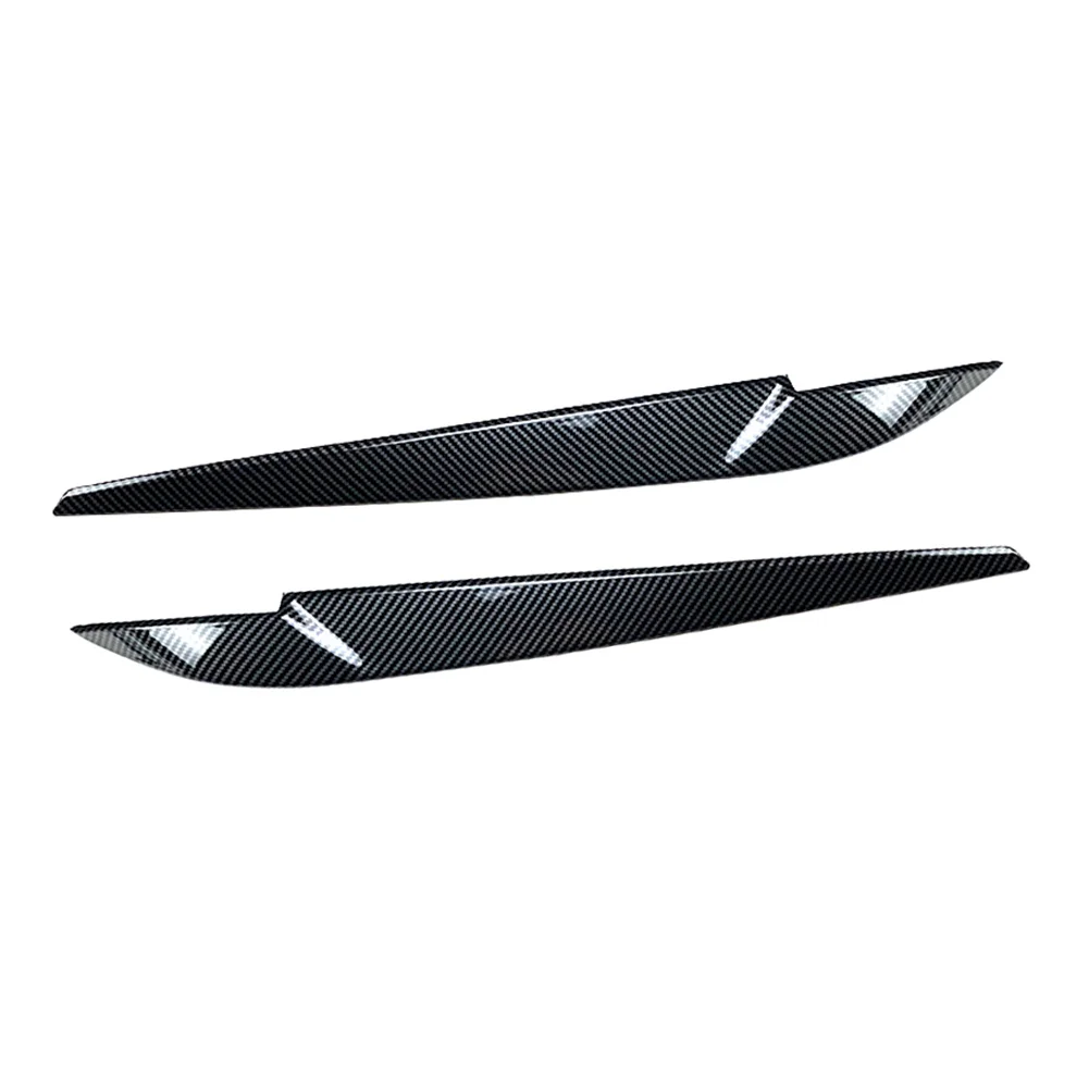 2x глянцевая черная автомобильная передняя фара лампа для бровей накладка BMW X5 F15 X6