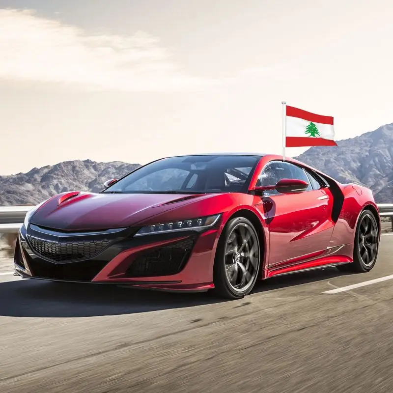 12x18 дюймов Ливан флаг 30x45 см автомобильные флаги