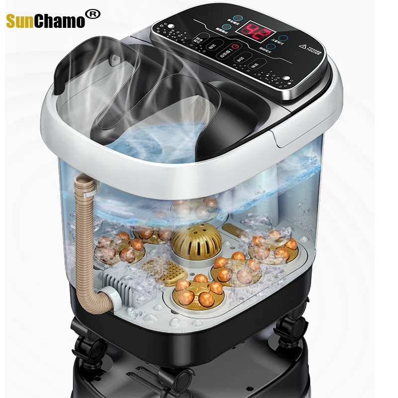 Foot Bath Automatic Feet Soaking Electric Massage Constant Temperature Spa Hot Tub  Heated Adult Home