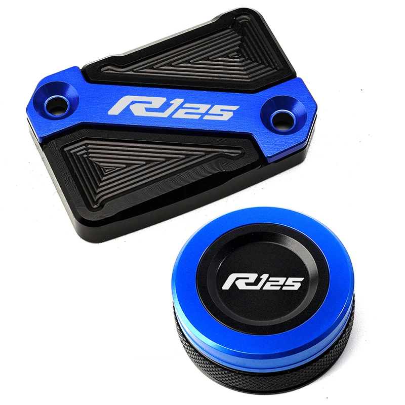 

Для YAMAHA YZF R125 YZFR125 2008-2025 крышка цилиндра с ЧПУ для мотоцикла, передняя и задняя крышка бачка тормозной жидкости, крышка маслозаливной горловины YZF-R125