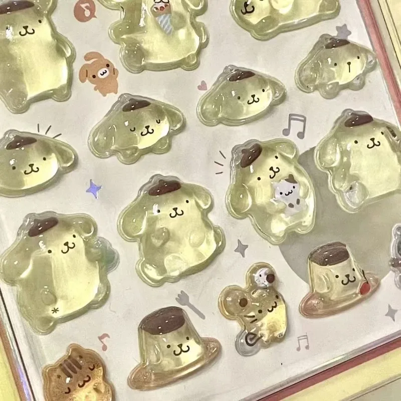 Набор 3D-стикеров из смолы Cinnamoroll Kuromi My Melody Pompom Purin: Аниме-тематика, для скрапбукинга, декора, подарков, коллекционные игрушки (art.: 3920d9d35c8bf) - 3920d9d35c8bf