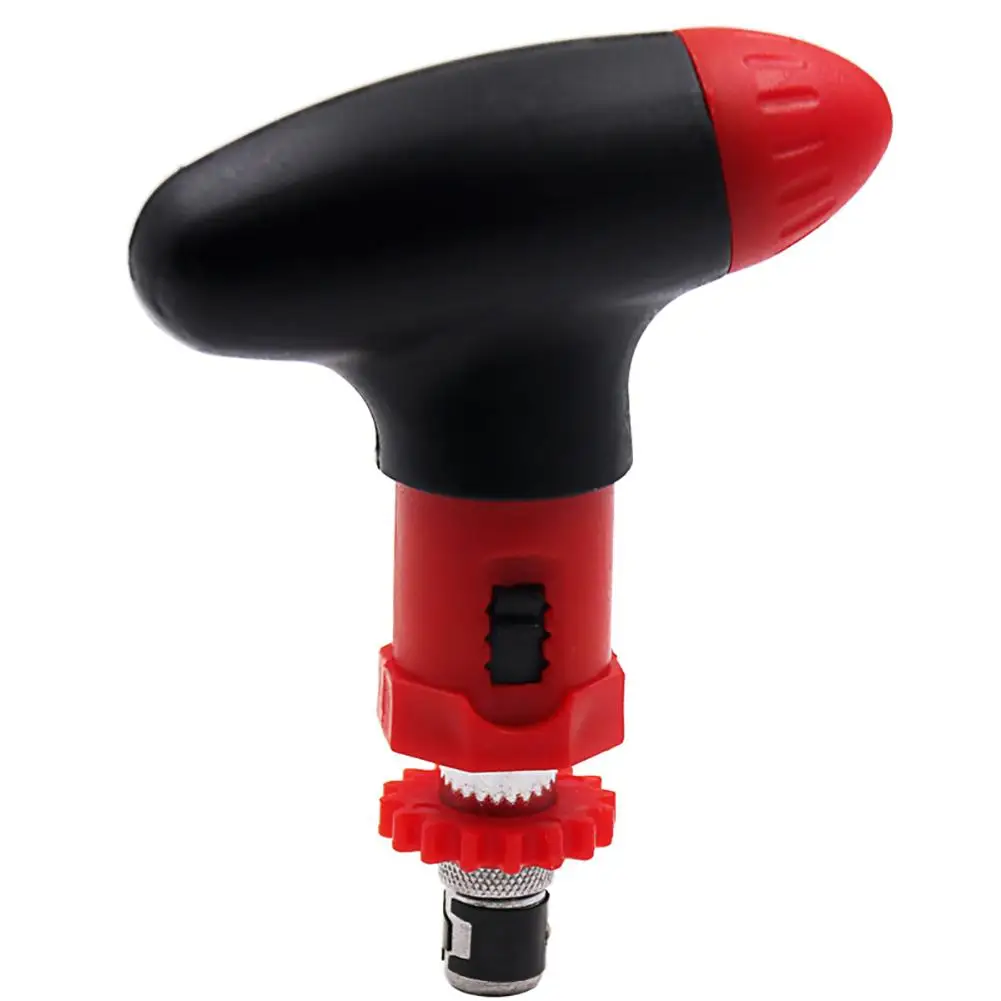 

Manual T-type ratchet screwdriver quick bolt driver batch 6.35mm can rotate forward reverse Screwdrivers Tools