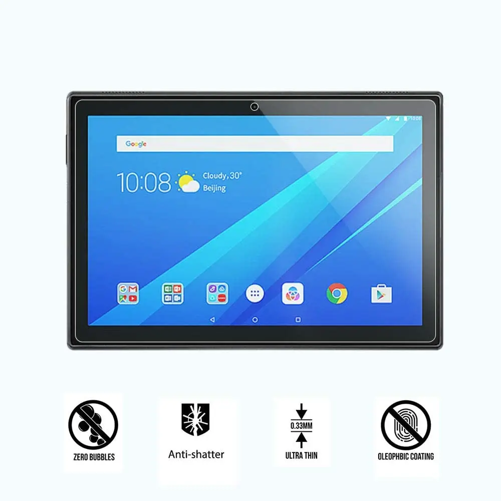 

Защитное закаленное стекло для Lenovo TAB M10, Диагональ экрана 10,1 дюйма