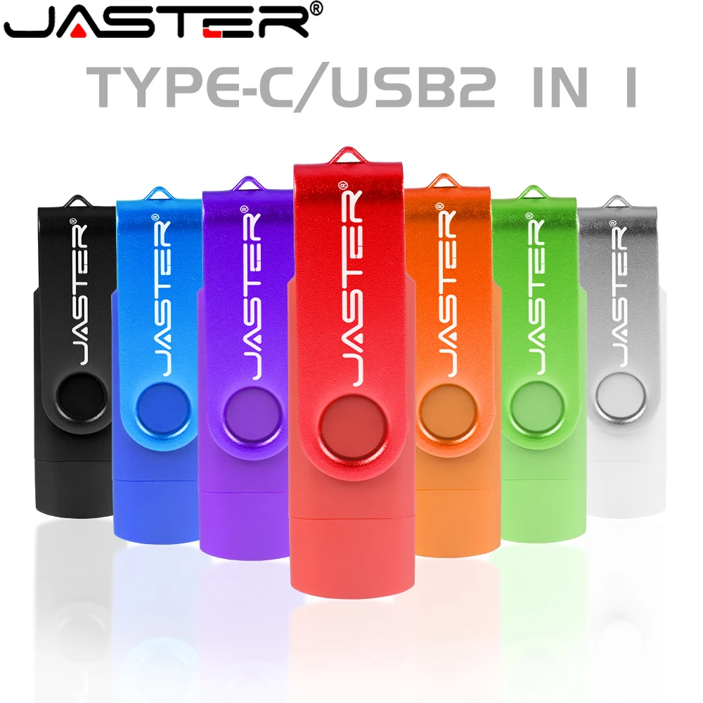 

Флэш-накопитель JASTER 2 в 1, USB 2,0, 32 ГБ, 64 ГБ, 16 ГБ, 8 Гб
