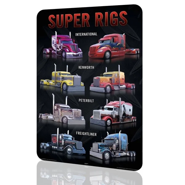 

Metal Sign Kenworth Trucks Super Rigs Poster Classic #5 Decor Garage Wall Art room farmhouse decor