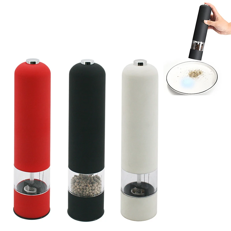 

For Cooking Restaurants Electric Automatic Pepper Salt Mill Spice Grinder Kitchen Accessories Seasoning Bottle Grind Mills