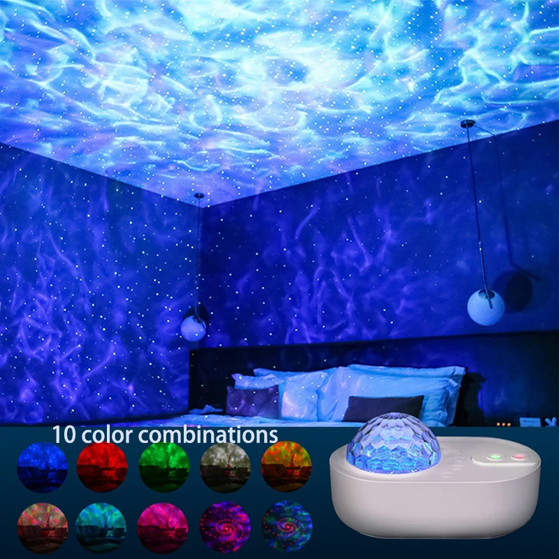 

Star Projector Cool Night Light LED Projection Light Bluetooth Speaker Children's Bedroom Home Party Atmosphere Light