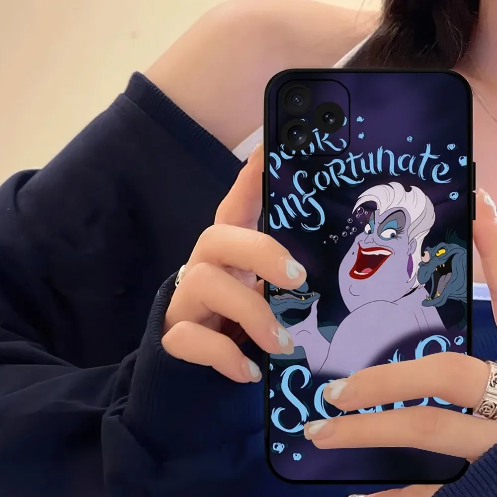 Чехол MINISO urсула для телефона с изображением диснеевских русалочек iPhone 14 15 8 11 12 13 XS