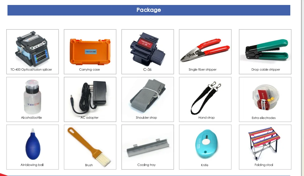 Устройство для сращивания TEKCN TC-400 устройство термического оптического волокна