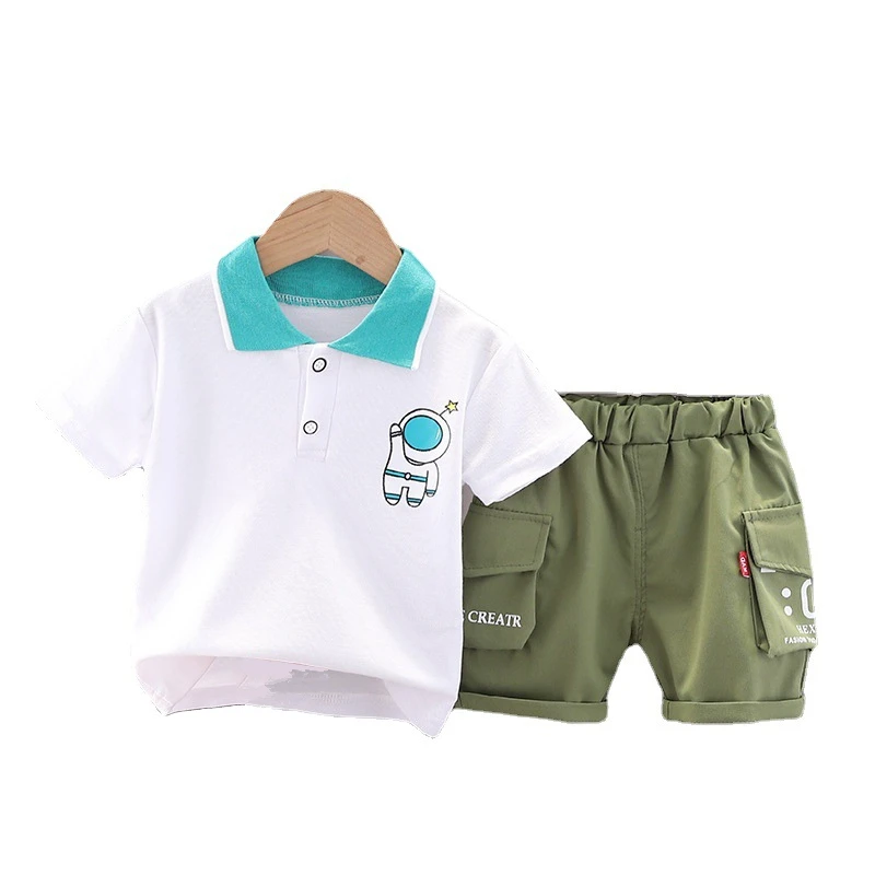 

New Summer Fashion Baby Clothes Suit Children Boys Girls Cotton T-Shirt Shorts 2Pcs/Sets Toddler Casual Costume Kids Tracksuits