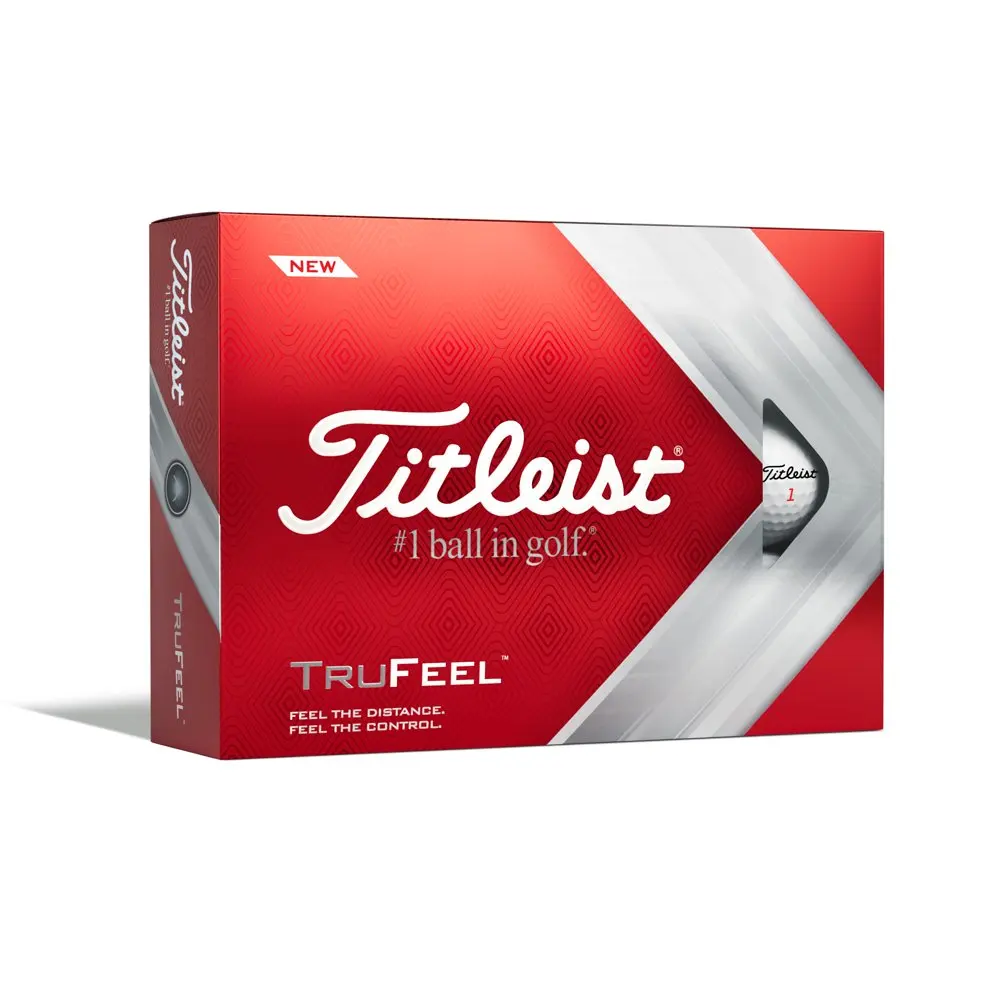 

2022 TruFeel Golf Balls, 12 Pack, White