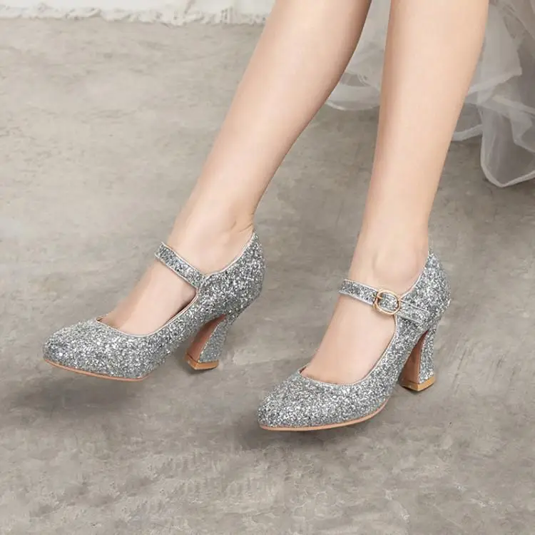 African Woman Shoe 2023 Round Toe Beige High Heels Bling Bling Sexy Pump Basketball Platform Burgundy Latest 12cm Crossdressers