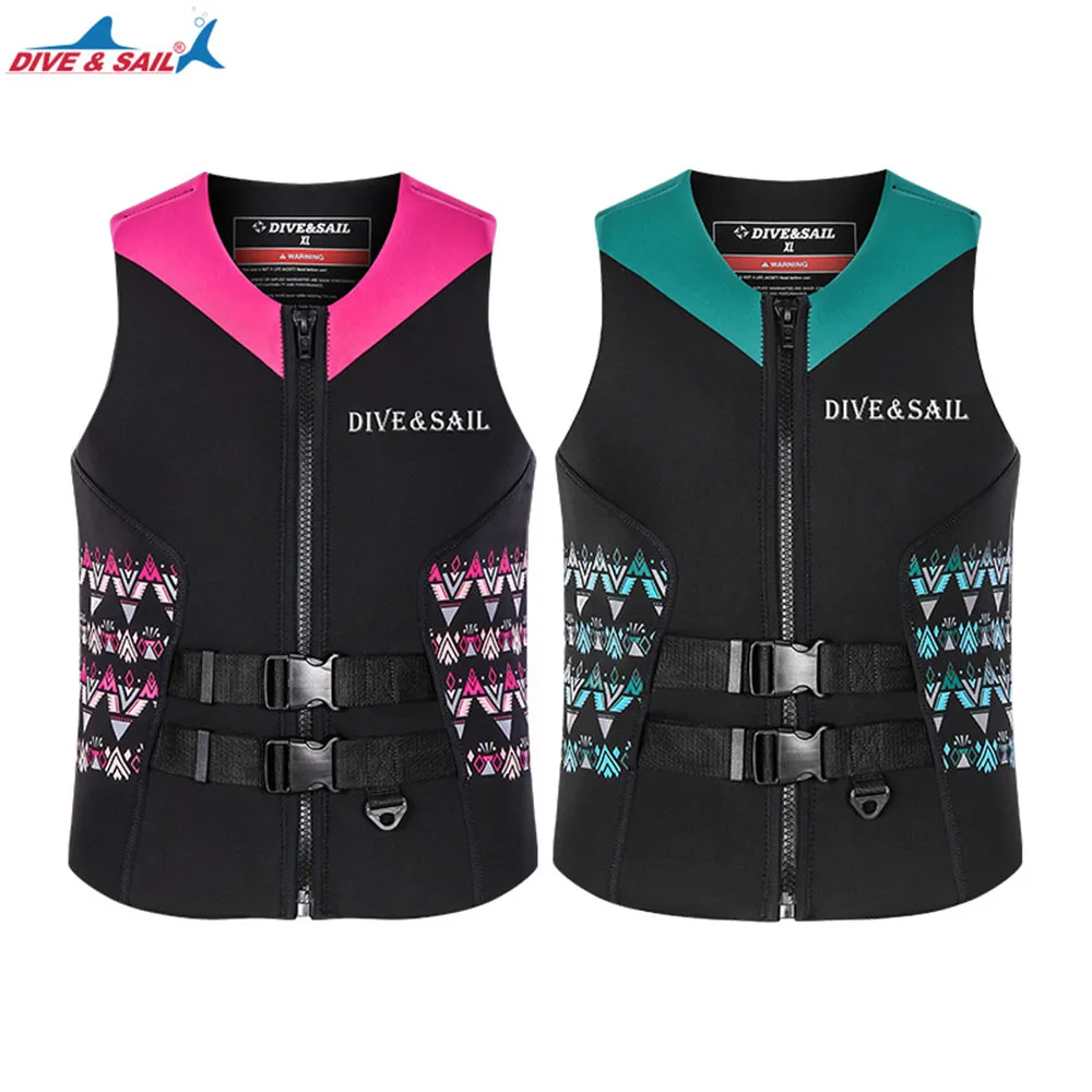 

Neoprene Life Jacket Adult Ladies Buoyancy Safety Vest Water Sports Boating Rafting Fishing Jet Ski Surf Swimming Life Jacket