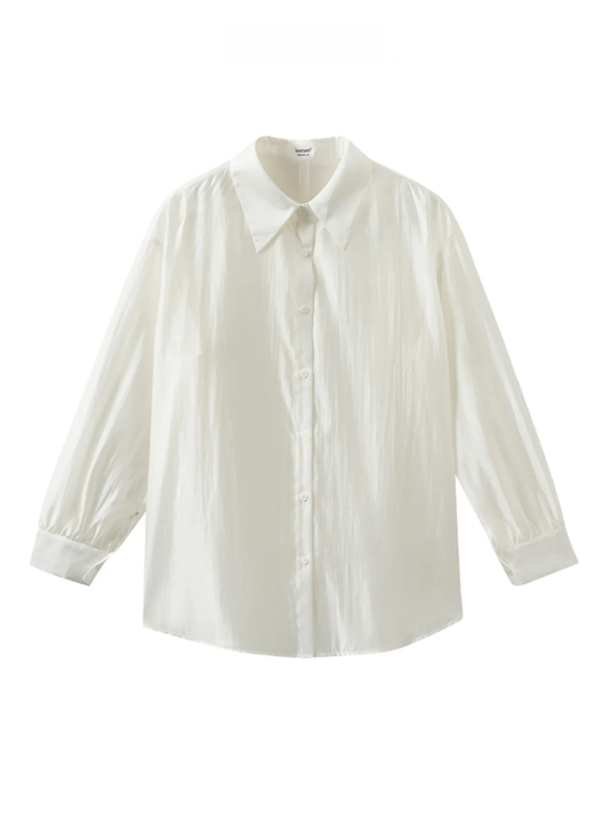 [Same Sle with Mall] Inman Lysel White Shirt 2024 Summer Women clothes New Casual All-matching Loose Top |