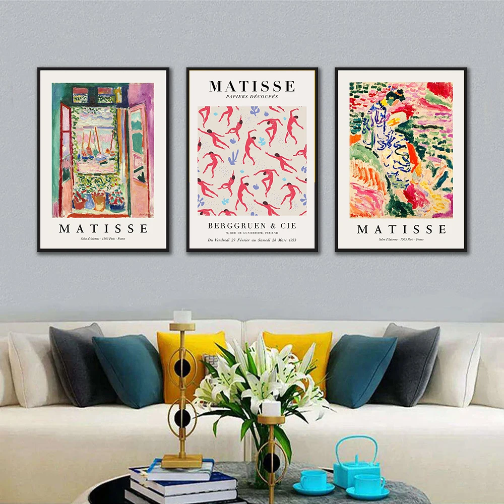 

Vintage Henri Matisse Retro Posters And Prints Abstract Landscape Wall Art Canvas Painting Pictures For Living Room Home Decor