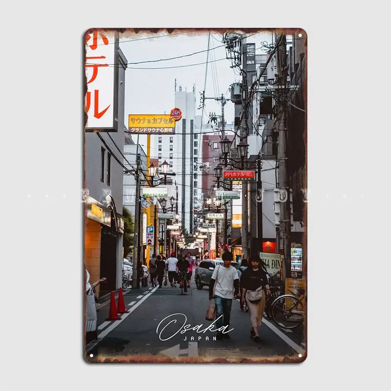 

Osaka Metal Sign Plaques Design Wall Pub Party Tin Sign Poster